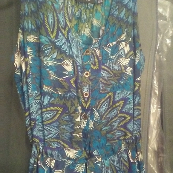 Apt 9 Silky tank dress with draw string waist - Picture 1 of 3